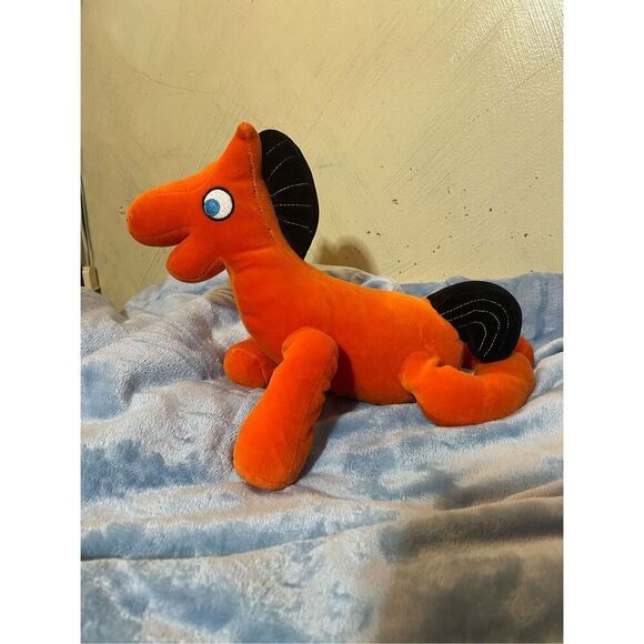 2003 Aurora Gumby & Pokey Orange Plush 13” “Pokey” Horse stuffed plush animal - Picture 2 of 6